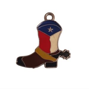 TEXAS BOOT CHARM/KEYCHAIN CHARM 👢